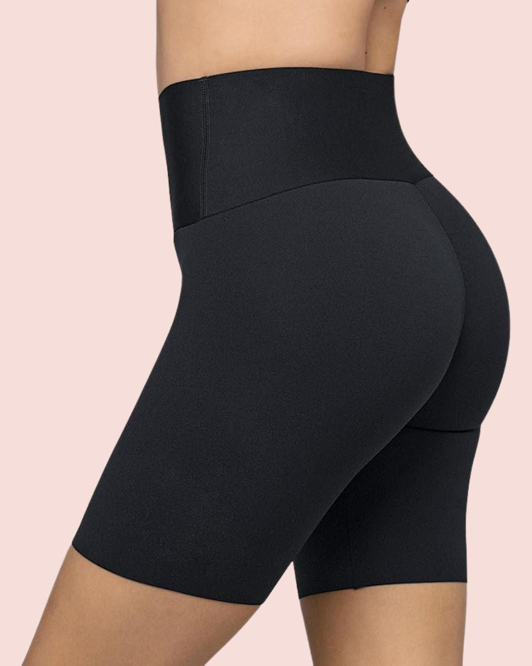 Stay-In-Place Seamless Shaper Short