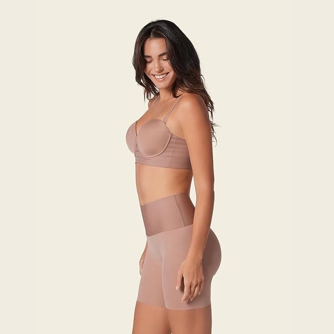 Stay-In-Place Seamless Shaper Short