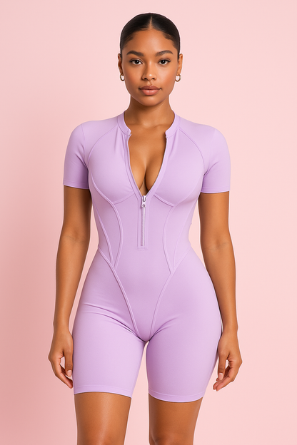 Seamless Hip-Lifting Yoga Bodysuit