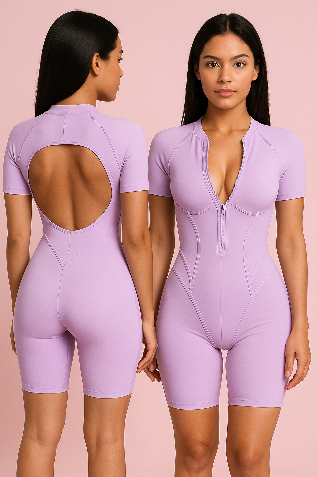 Seamless Hip-Lifting Yoga Bodysuit