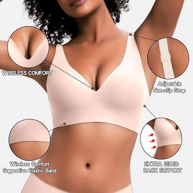 Jelly Wireless Womens Bra
