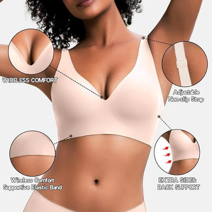 Jelly Wireless Womens Bra