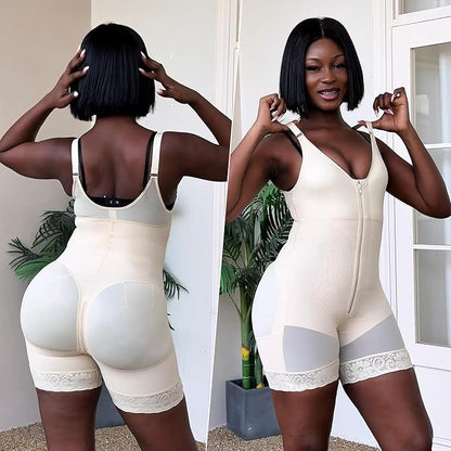 Body Shaper with Zipper Crotch